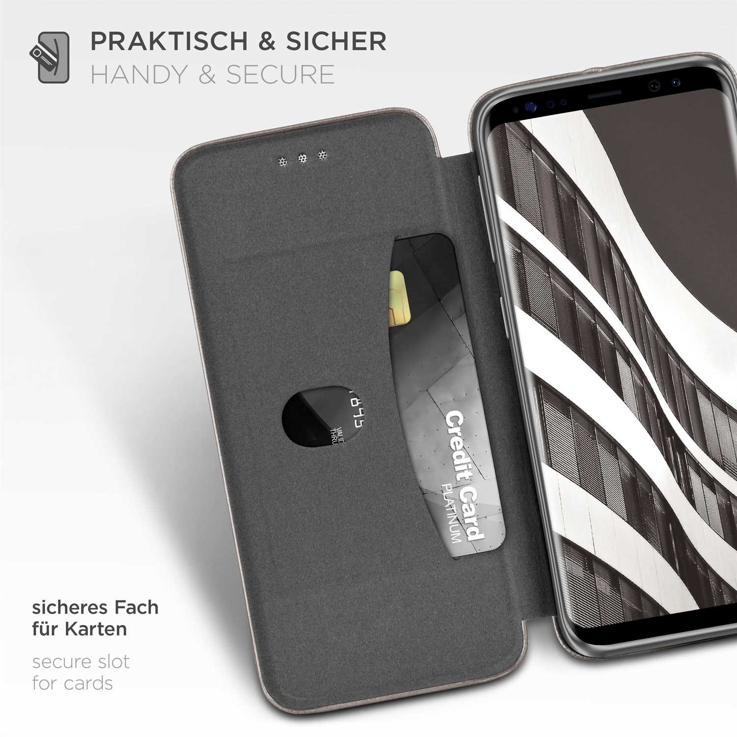 ONEFLOW Business Case Samsung Galaxy S8 Handytasche mit Kartenfach – Weiteres Produktbild 3 ONEFLOW Business Case Samsung Galaxy S8 Handytasche mit Kartenfach – Weiteres Produktbild 3