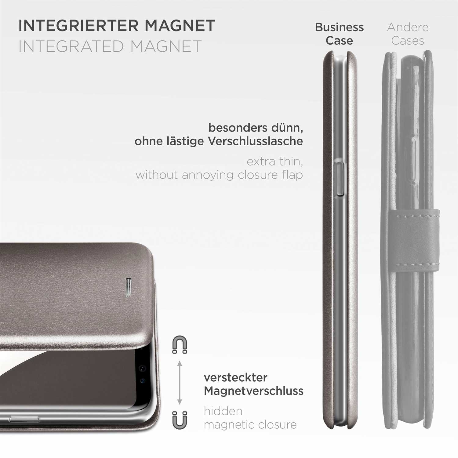 ONEFLOW Business Case Samsung Galaxy S8 Handytasche mit Kartenfach – Weiteres Produktbild 6 ONEFLOW Business Case Samsung Galaxy S8 Handytasche mit Kartenfach – Weiteres Produktbild 6