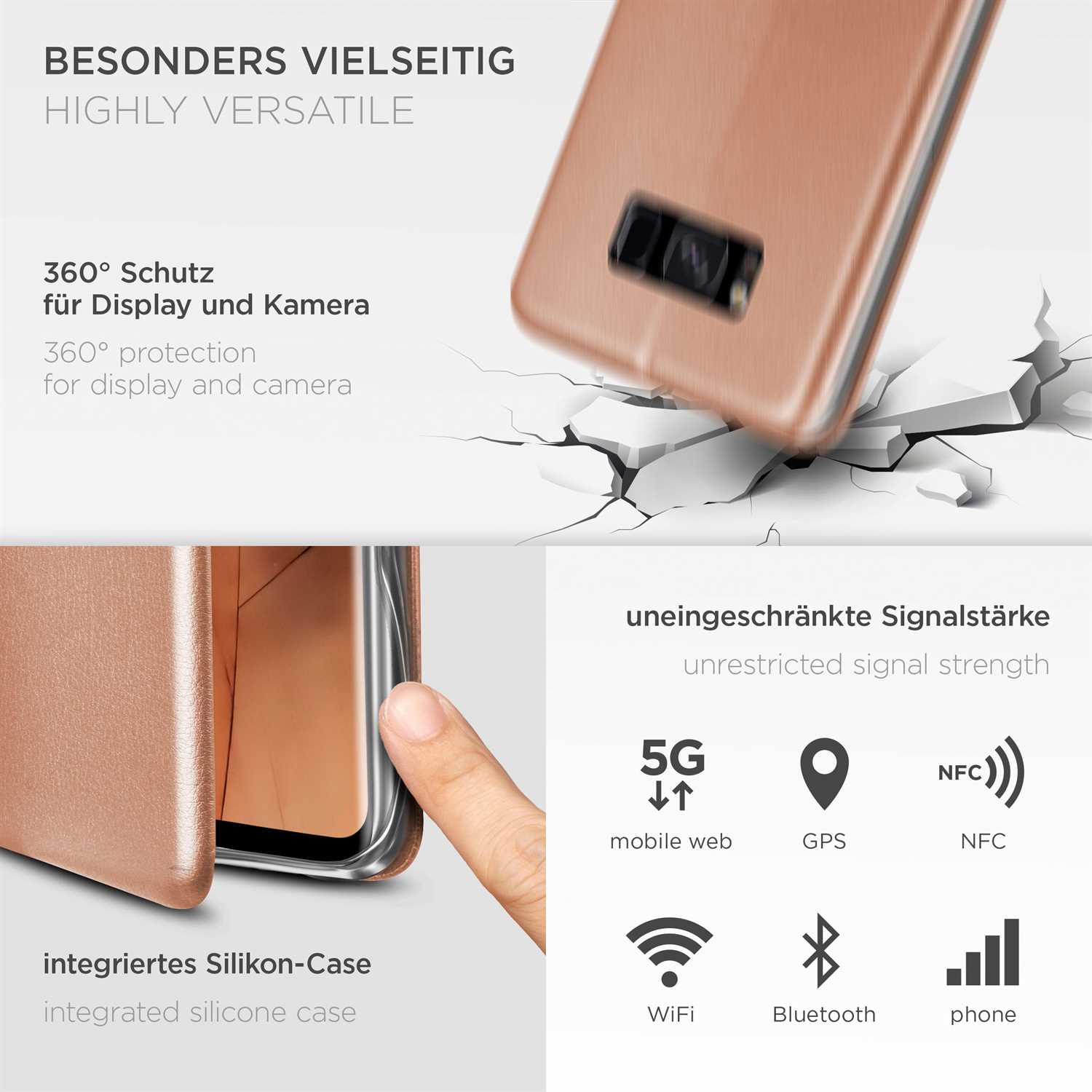 ONEFLOW Business Case Samsung Galaxy S8 Handytasche mit Kartenfach – Weiteres Produktbild 4 ONEFLOW Business Case Samsung Galaxy S8 Handytasche mit Kartenfach – Weiteres Produktbild 4