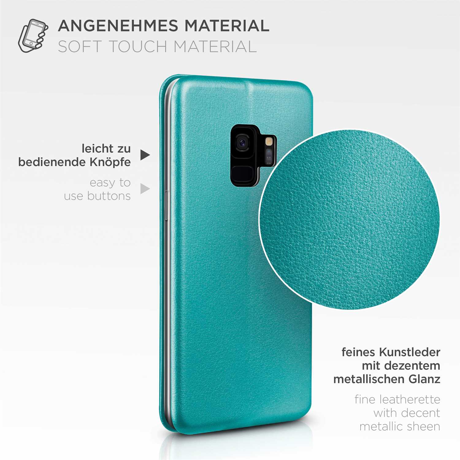 ONEFLOW Business Case Samsung Galaxy S9 Handytasche mit Kartenfach – Weiteres Produktbild 4