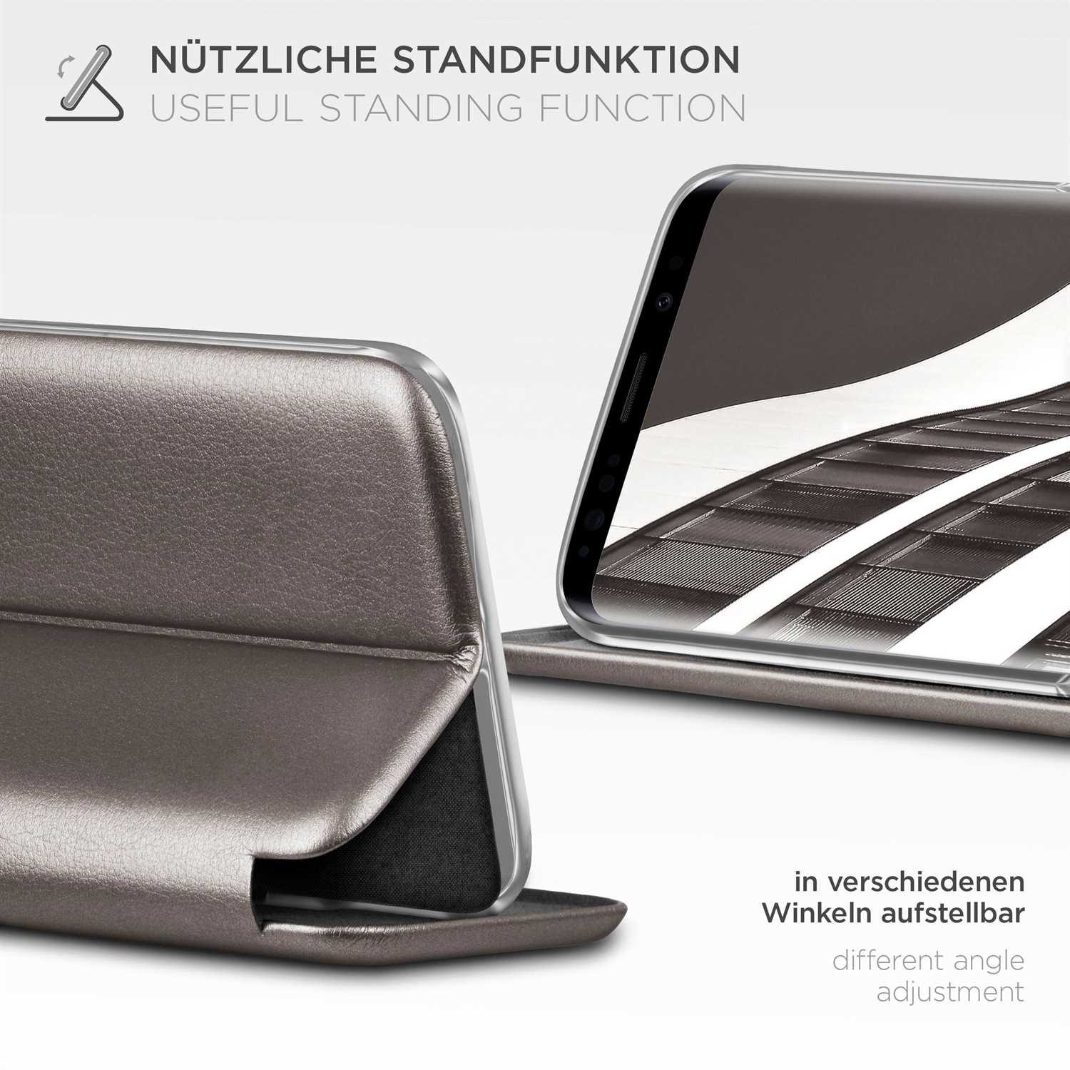ONEFLOW Business Case Samsung Galaxy S9 Handytasche mit Kartenfach – Weiteres Produktbild 1