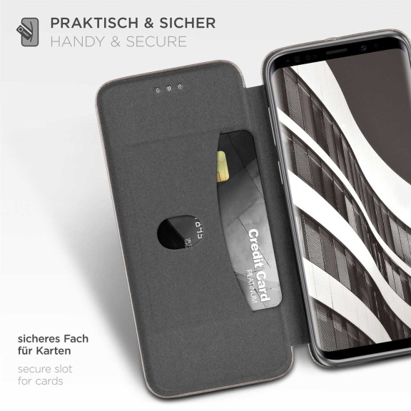 ONEFLOW Business Case Samsung Galaxy S9 Handytasche mit Kartenfach – Weiteres Produktbild 3