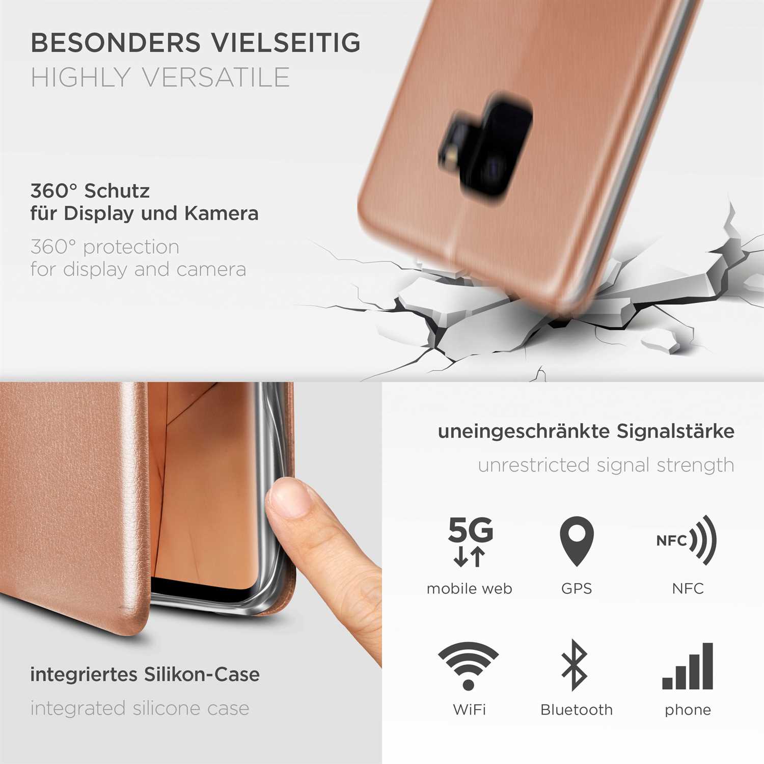 ONEFLOW Business Case Samsung Galaxy S9 Handytasche mit Kartenfach – Weiteres Produktbild 4 ONEFLOW Business Case Samsung Galaxy S9 Handytasche mit Kartenfach – Weiteres Produktbild 4