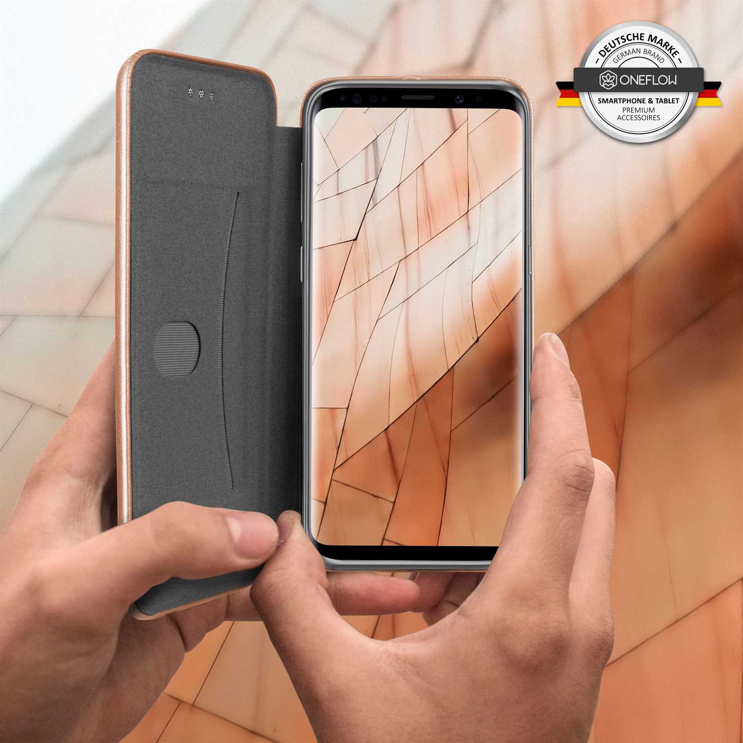 ONEFLOW Business Case Samsung Galaxy S9 Handytasche mit Kartenfach – Weiteres Produktbild 7