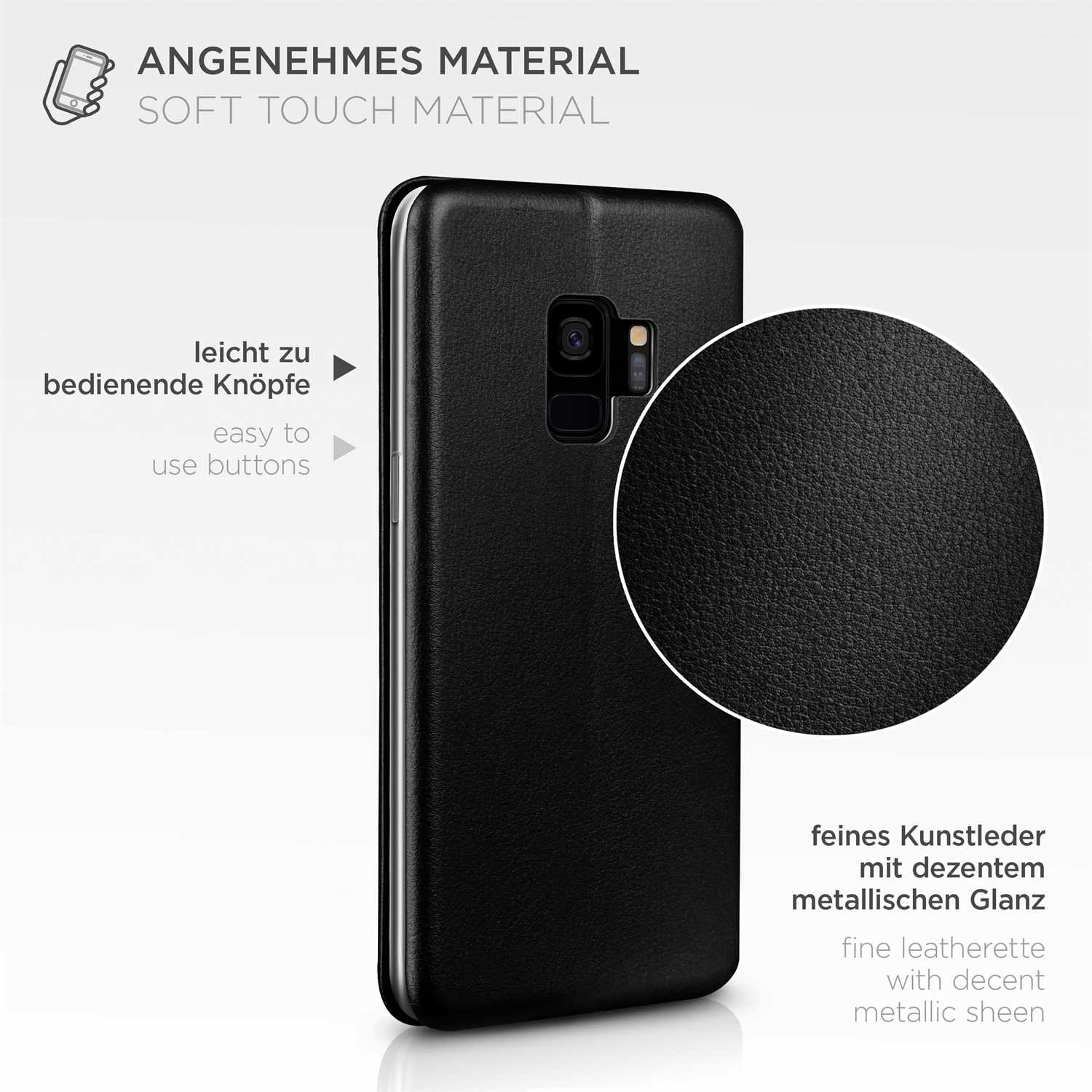 ONEFLOW Business Case Samsung Galaxy S9 Handytasche mit Kartenfach – Weiteres Produktbild 4