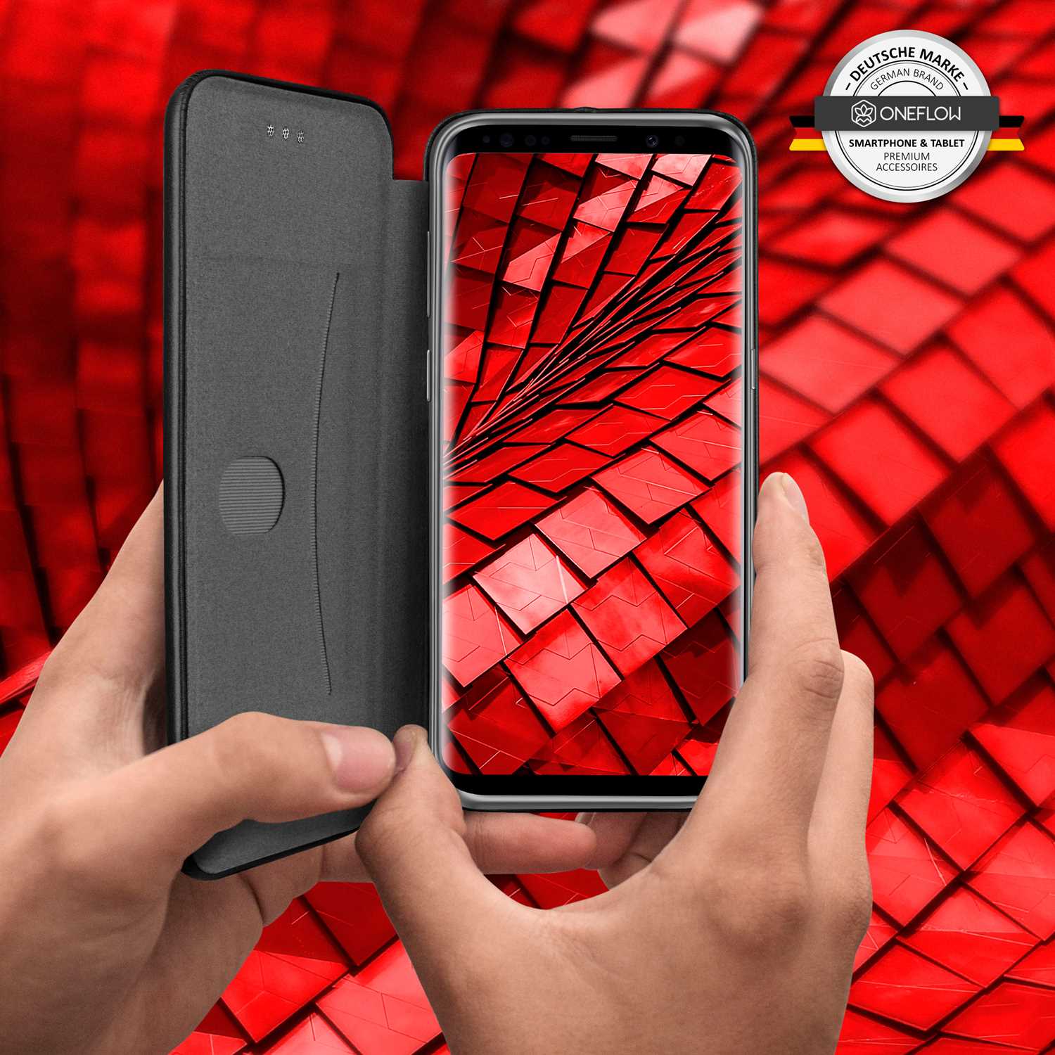 ONEFLOW Business Case Samsung Galaxy S9 Handytasche mit Kartenfach – Weiteres Produktbild 6