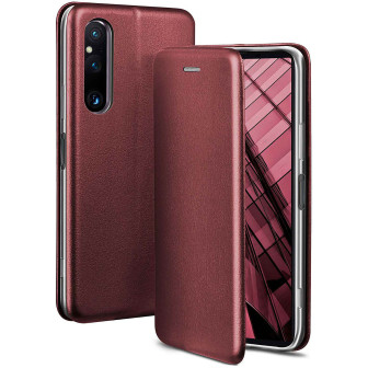 ONEFLOW Business Case Sony Xperia 1 V Handytasche mit Kartenfach – Burgund - Red ONEFLOW Business Case Sony Xperia 1 V Handytasche mit Kartenfach – Burgund - Red