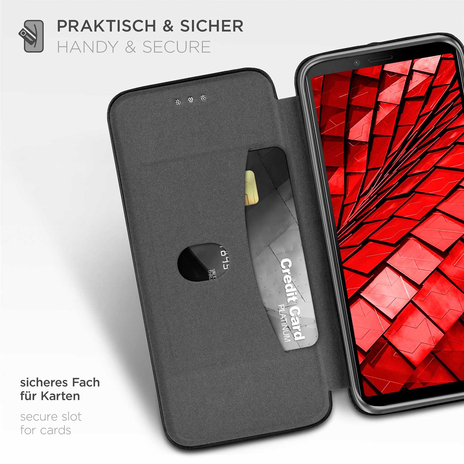 ONEFLOW Business Case Sony Xperia 10 II Handytasche mit Kartenfach – Weiteres Produktbild 3