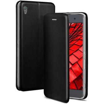 ONEFLOW Business Case Sony Xperia XA Handytasche mit Kartenfach – Tuxedo - Black