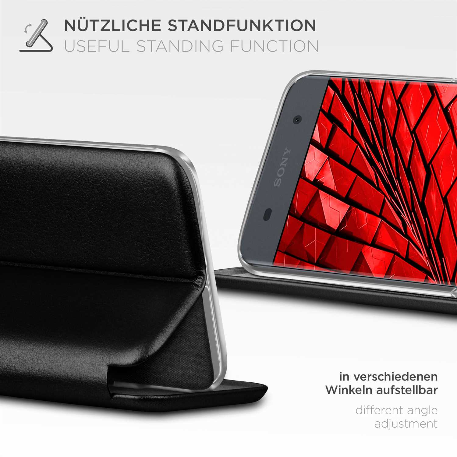 ONEFLOW Business Case Sony Xperia XA Handytasche mit Kartenfach – Weiteres Produktbild 2