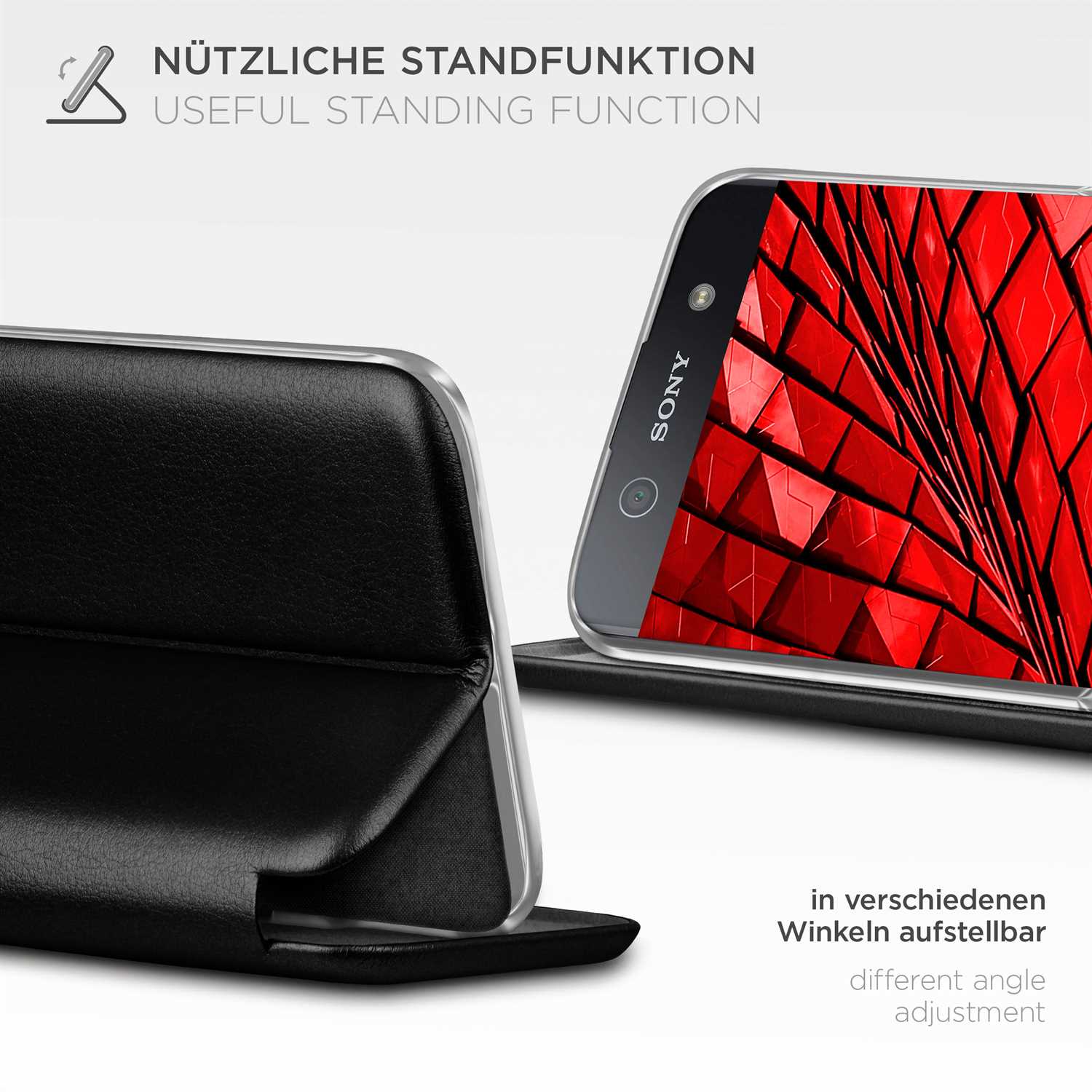 ONEFLOW Business Case Sony Xperia XA1 Handytasche mit Kartenfach – Weiteres Produktbild 2