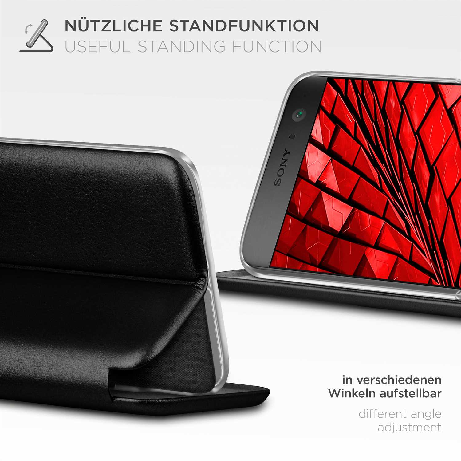 ONEFLOW Business Case Sony Xperia XA2 Handytasche mit Kartenfach – Weiteres Produktbild 2 ONEFLOW Business Case Sony Xperia XA2 Handytasche mit Kartenfach – Weiteres Produktbild 2