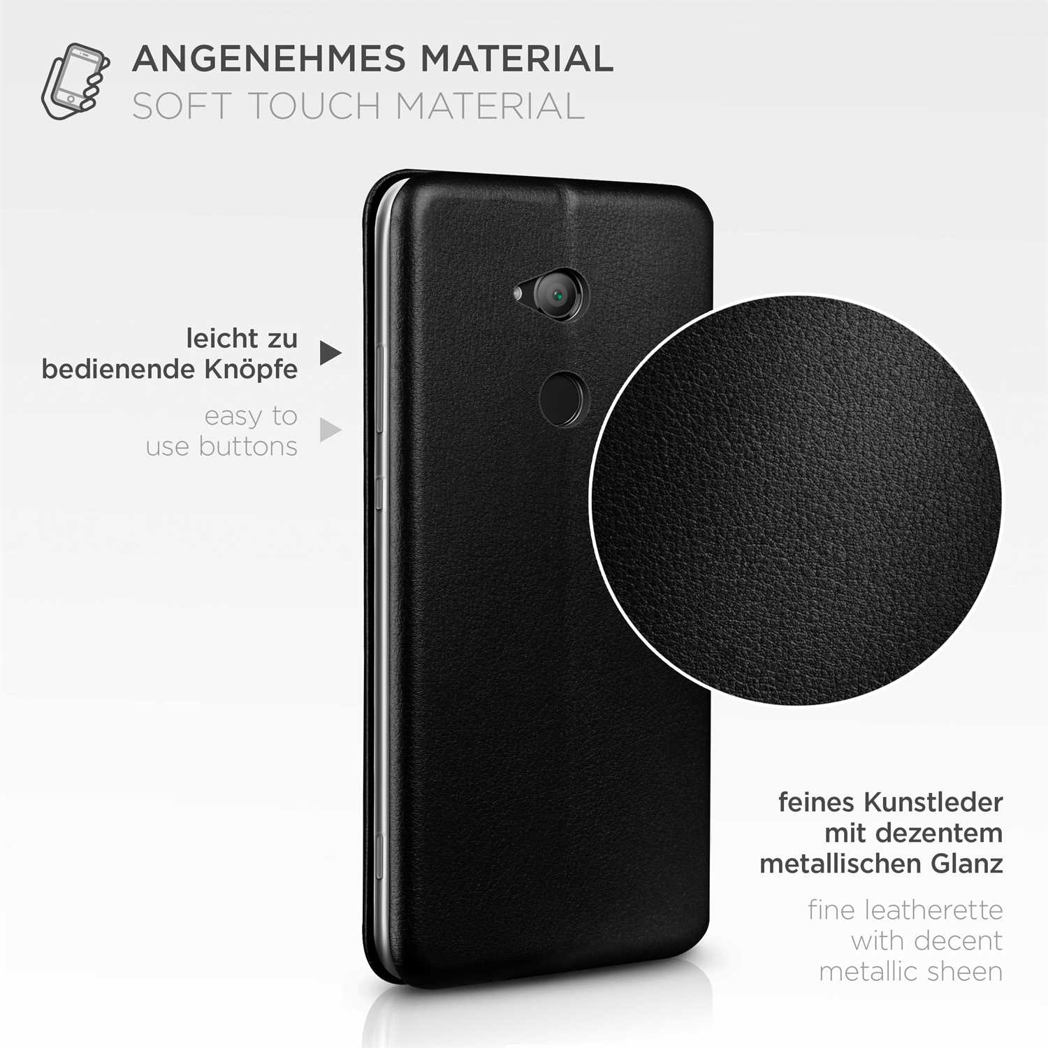 ONEFLOW Business Case Sony Xperia XA2 Handytasche mit Kartenfach – Weiteres Produktbild 4