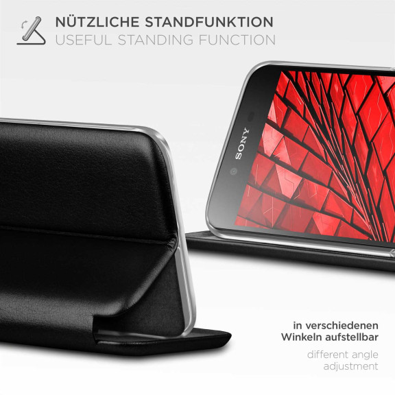 ONEFLOW Business Case Sony Xperia Z5 Handytasche mit Kartenfach – Weiteres Produktbild 2