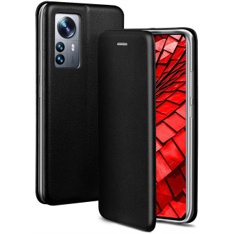 ONEFLOW Business Case Xiaomi 12 Pro Handytasche mit Kartenfach – Tuxedo - Black