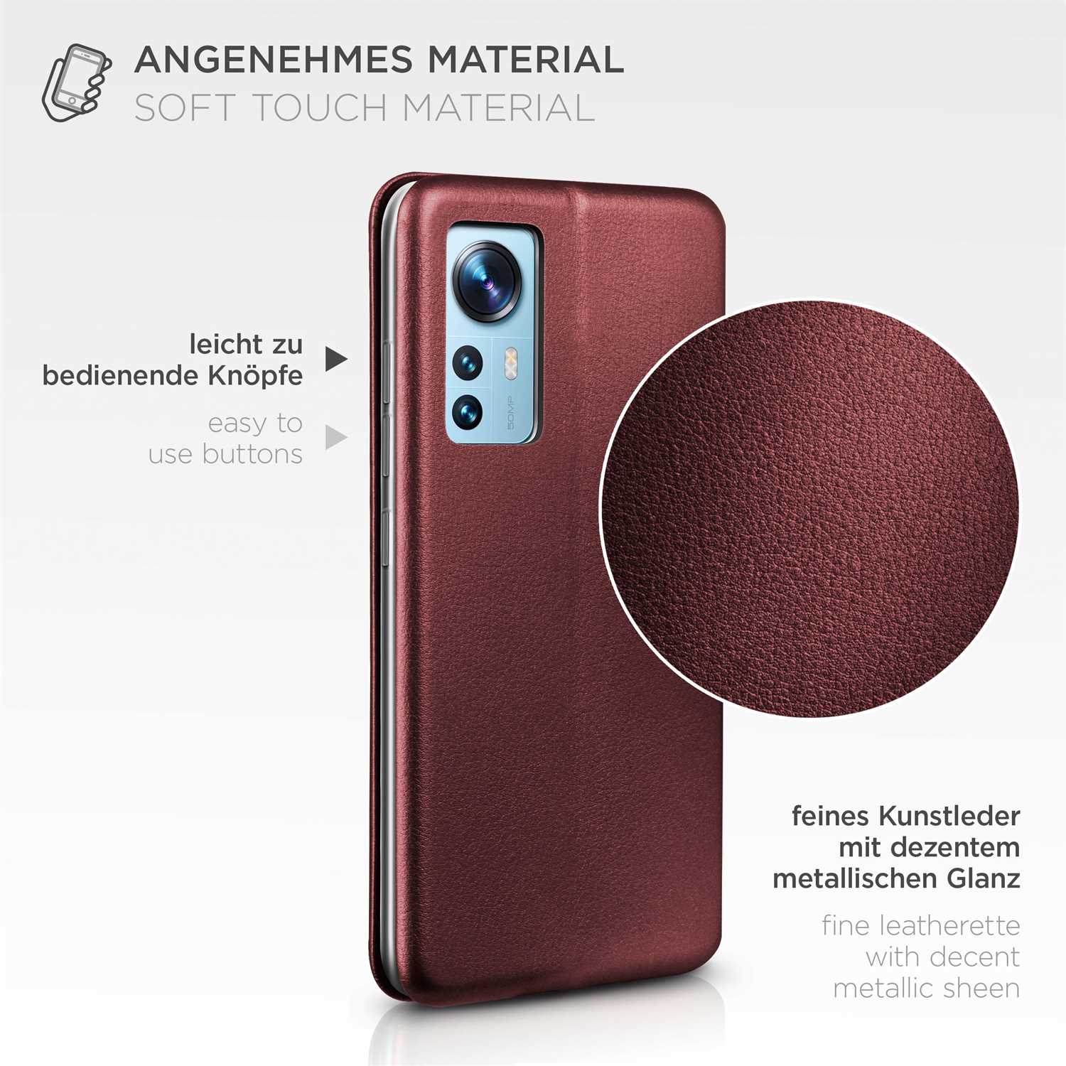 ONEFLOW Business Case Xiaomi 12 Handytasche mit Kartenfach – Weiteres Produktbild 5 ONEFLOW Business Case Xiaomi 12 Handytasche mit Kartenfach – Weiteres Produktbild 5