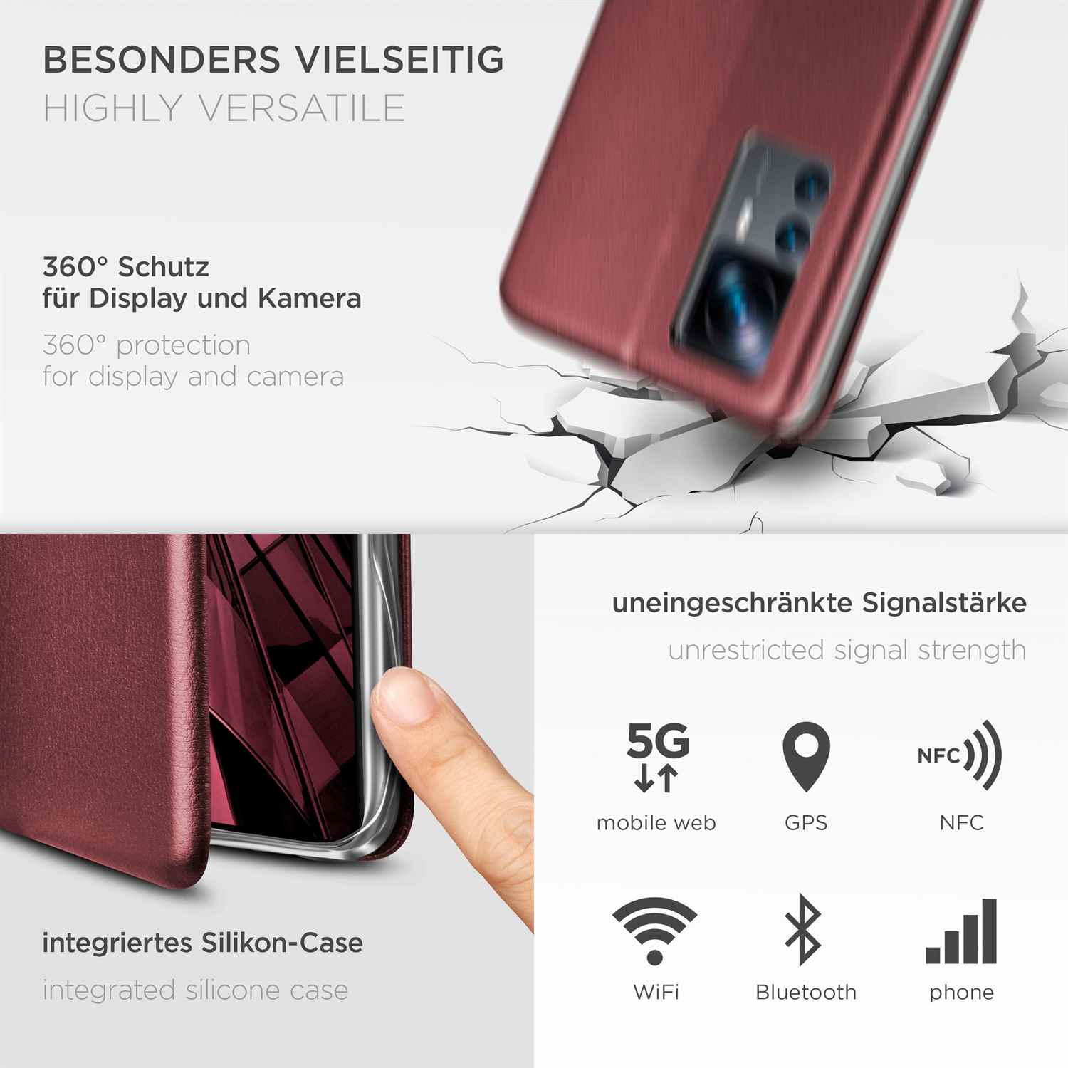 ONEFLOW Business Case Xiaomi 12T Handytasche mit Kartenfach – Weiteres Produktbild 3