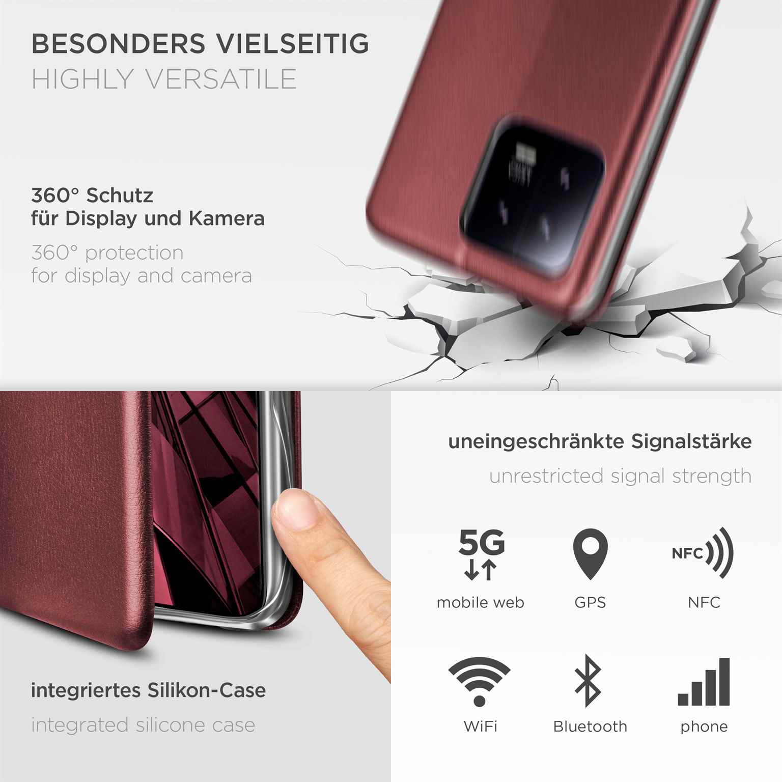 ONEFLOW Business Case Xiaomi 13 Handytasche mit Kartenfach – Weiteres Produktbild 4 ONEFLOW Business Case Xiaomi 13 Handytasche mit Kartenfach – Weiteres Produktbild 4