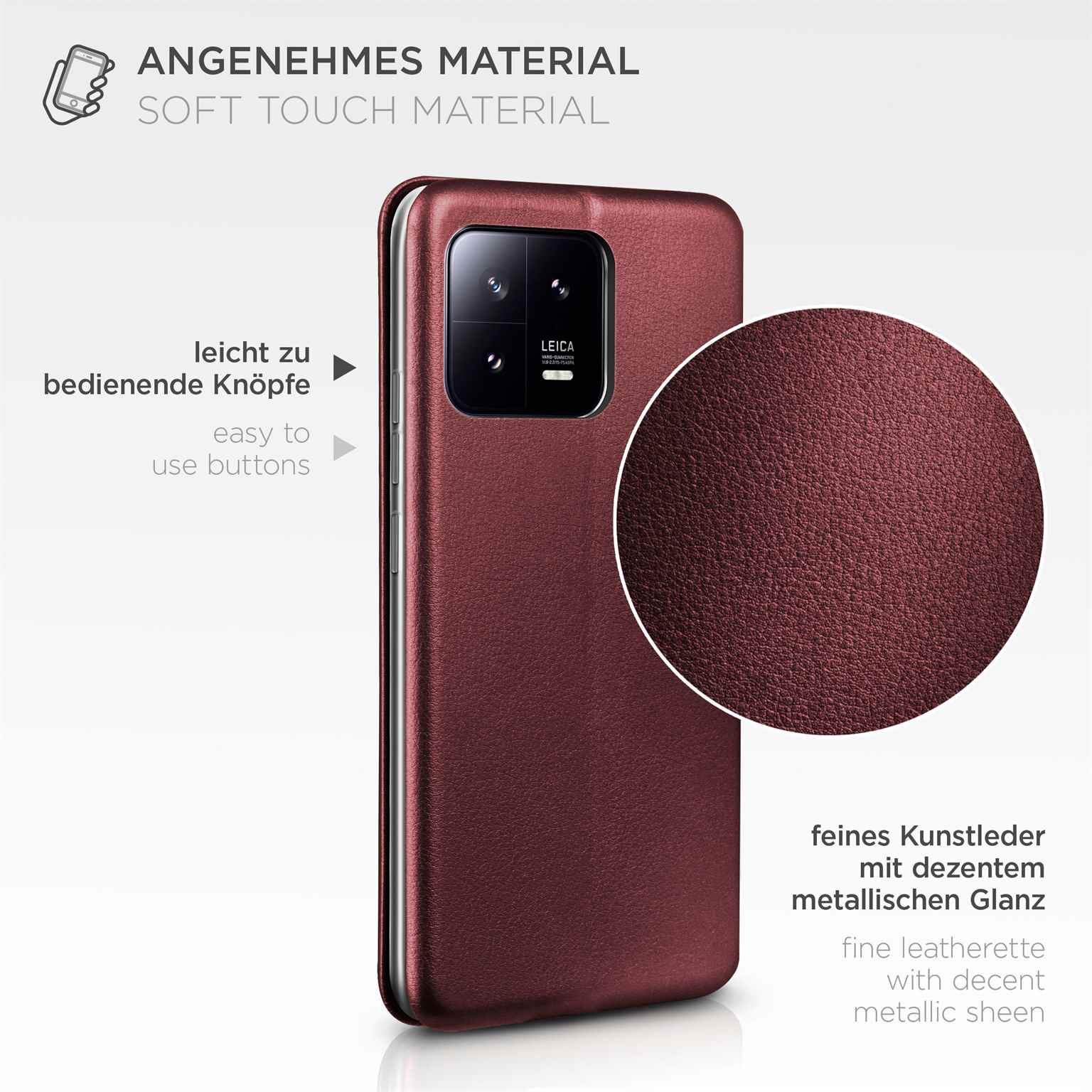 ONEFLOW Business Case Xiaomi 13 Handytasche mit Kartenfach – Weiteres Produktbild 5 ONEFLOW Business Case Xiaomi 13 Handytasche mit Kartenfach – Weiteres Produktbild 5