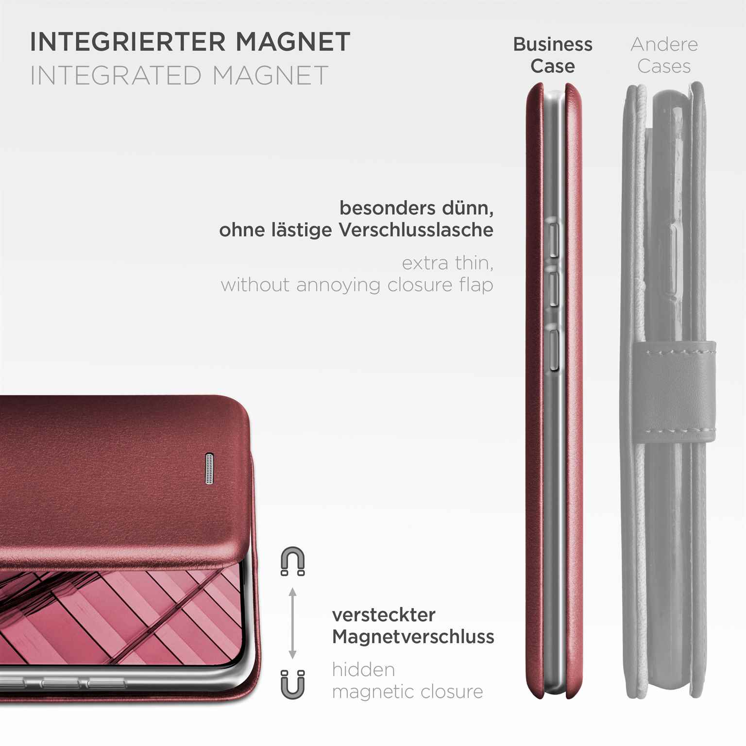 ONEFLOW Business Case Xiaomi 13 Handytasche mit Kartenfach – Weiteres Produktbild 6 ONEFLOW Business Case Xiaomi 13 Handytasche mit Kartenfach – Weiteres Produktbild 6