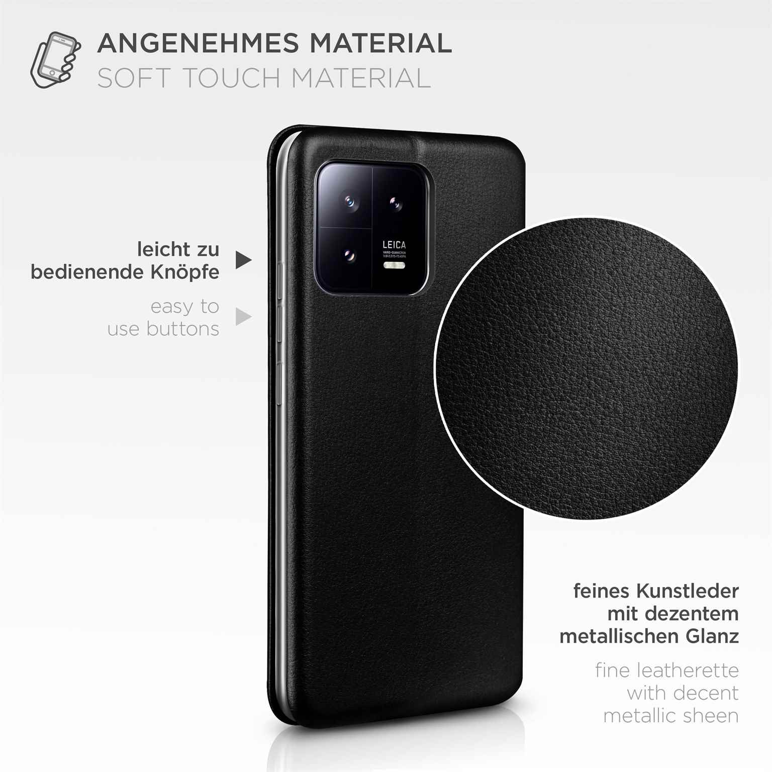 ONEFLOW Business Case Xiaomi 13 Handytasche mit Kartenfach – Weiteres Produktbild 5 ONEFLOW Business Case Xiaomi 13 Handytasche mit Kartenfach – Weiteres Produktbild 5