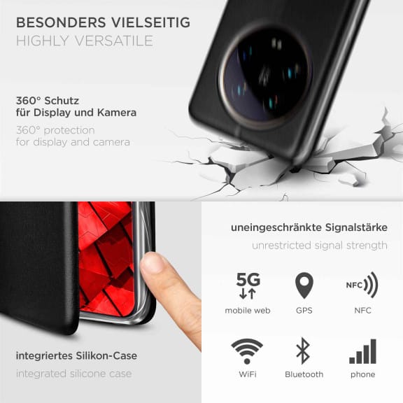 ONEFLOW Business Case Xiaomi 14 Ultra Handytasche mit Kartenfach – Weiteres Produktbild 4 ONEFLOW Business Case Xiaomi 14 Ultra Handytasche mit Kartenfach – Weiteres Produktbild 4