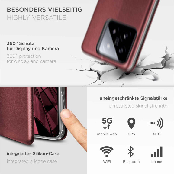 ONEFLOW Business Case Xiaomi 14 Handytasche mit Kartenfach – Weiteres Produktbild 4 ONEFLOW Business Case Xiaomi 14 Handytasche mit Kartenfach – Weiteres Produktbild 4