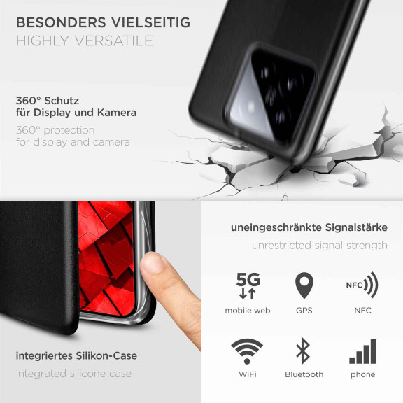 ONEFLOW Business Case Xiaomi 14 Handytasche mit Kartenfach – Weiteres Produktbild 4 ONEFLOW Business Case Xiaomi 14 Handytasche mit Kartenfach – Weiteres Produktbild 4