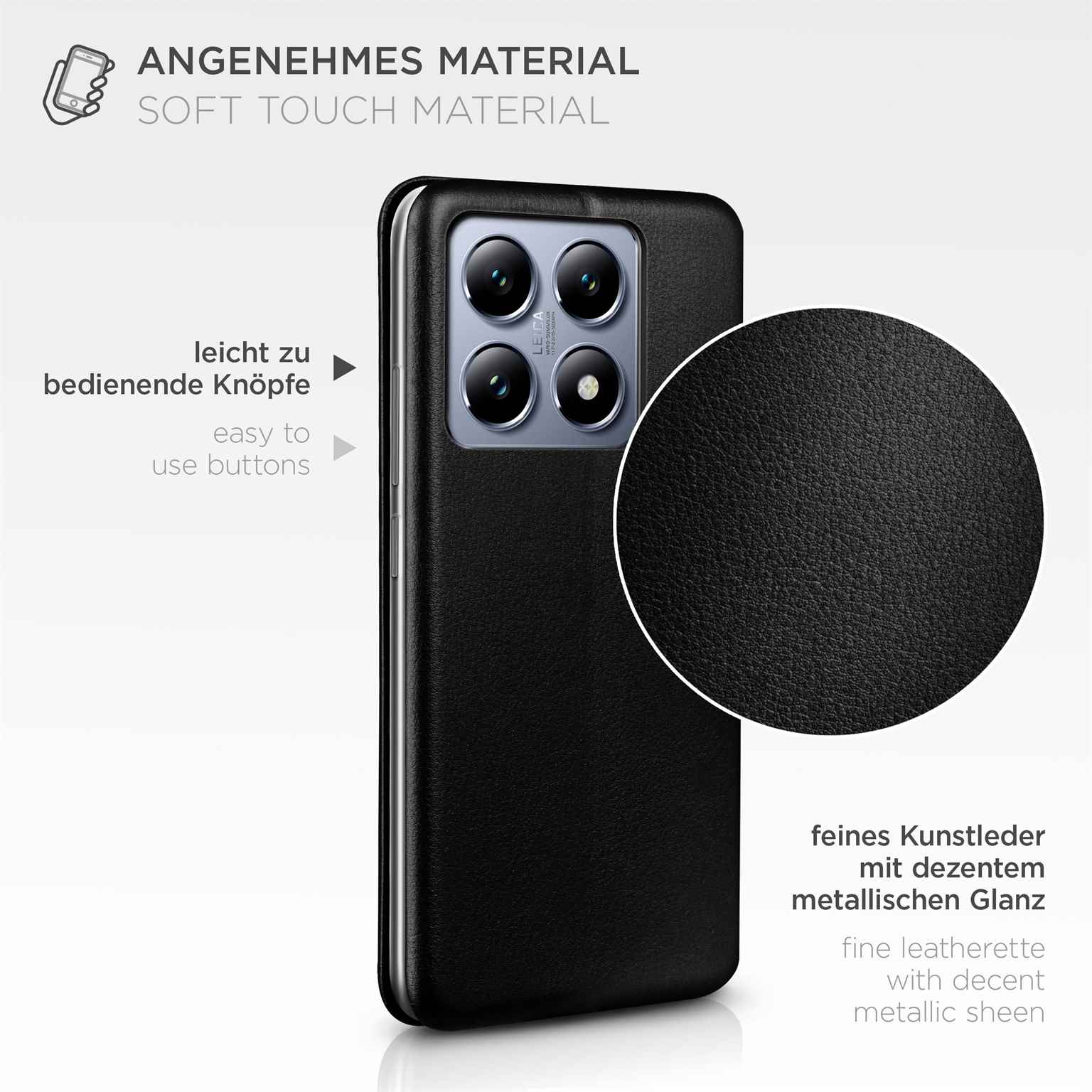 ONEFLOW Business Case Xiaomi 14T Pro Handytasche mit Kartenfach – Weiteres Produktbild 5 ONEFLOW Business Case Xiaomi 14T Pro Handytasche mit Kartenfach – Weiteres Produktbild 5