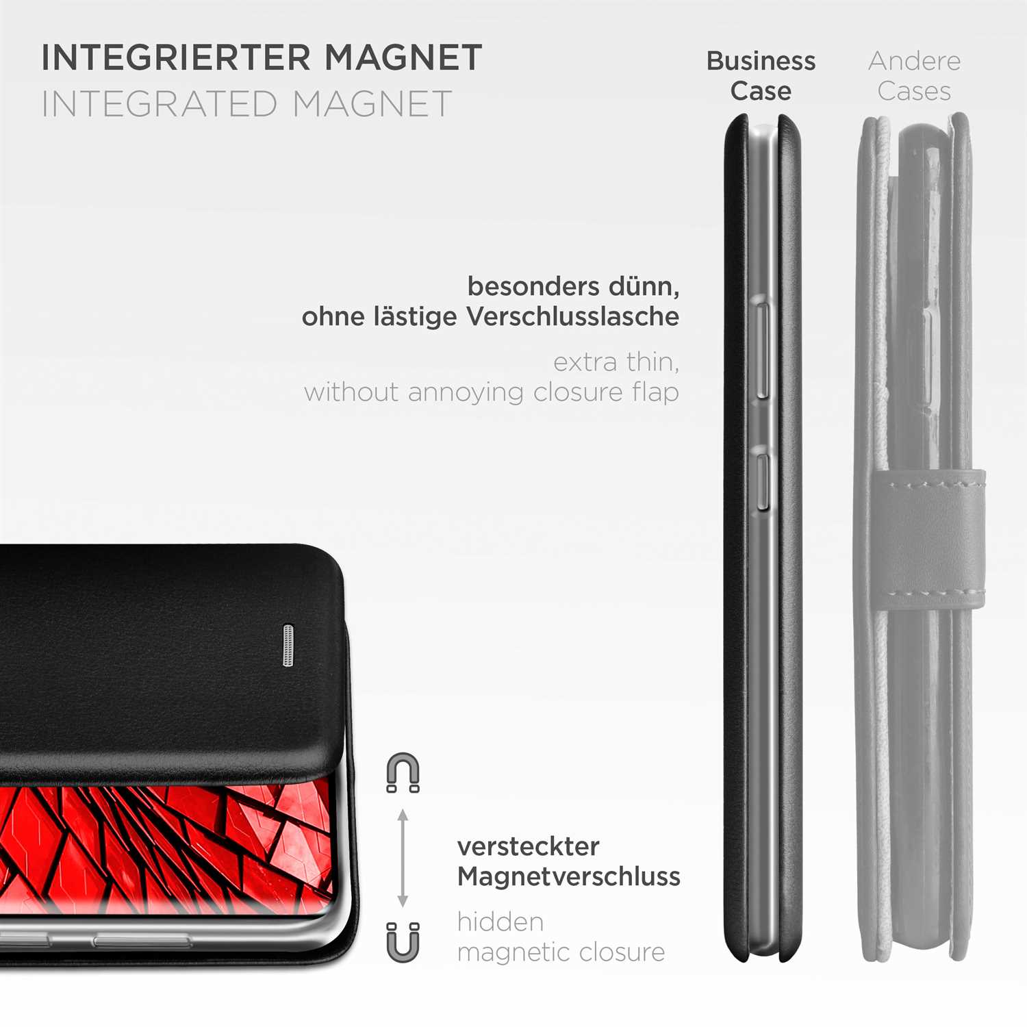 ONEFLOW Business Case Xiaomi Mi Note 10 Lite Handytasche mit Kartenfach – Weiteres Produktbild 6