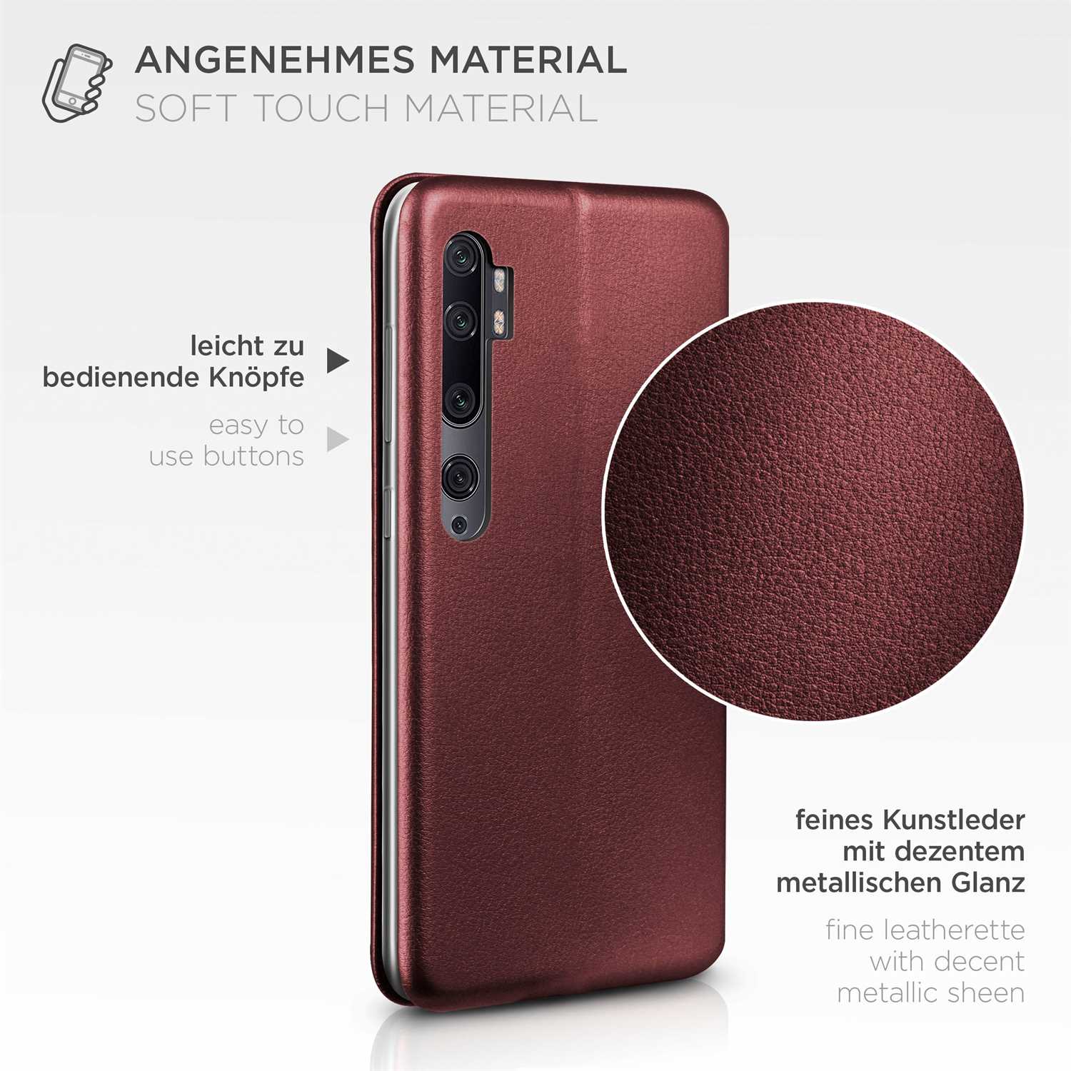 ONEFLOW Business Case Xiaomi Mi Note 10 Handytasche mit Kartenfach – Weiteres Produktbild 4
