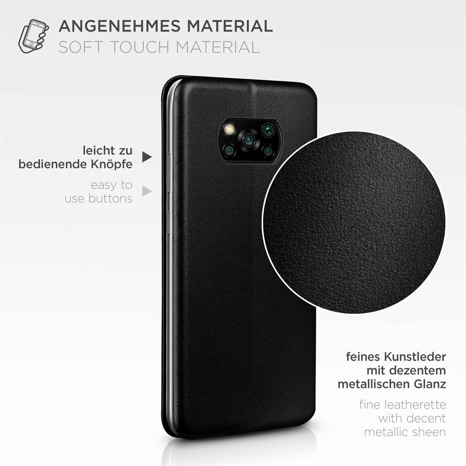 ONEFLOW Business Case Poco X3 Pro Handytasche mit Kartenfach – Weiteres Produktbild 5 ONEFLOW Business Case Poco X3 Pro Handytasche mit Kartenfach – Weiteres Produktbild 5