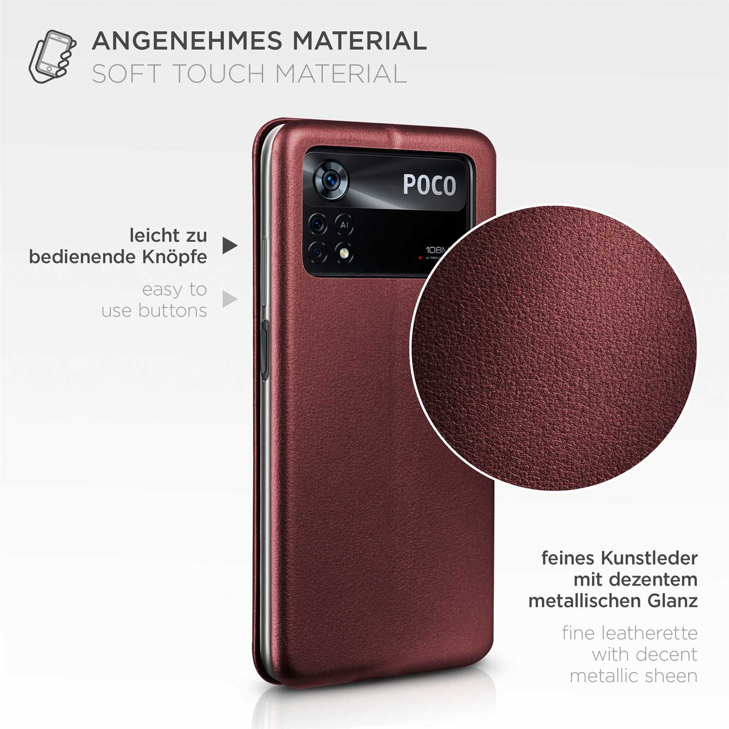 ONEFLOW Business Case Poco X4 Pro 5G Handytasche mit Kartenfach – Weiteres Produktbild 5 ONEFLOW Business Case Poco X4 Pro 5G Handytasche mit Kartenfach – Weiteres Produktbild 5