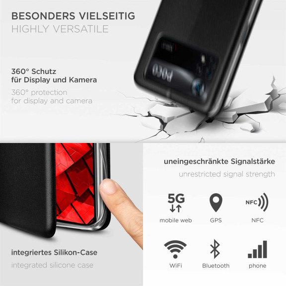 ONEFLOW Business Case Poco X4 Pro 5G Handytasche mit Kartenfach – Weiteres Produktbild 4 ONEFLOW Business Case Poco X4 Pro 5G Handytasche mit Kartenfach – Weiteres Produktbild 4
