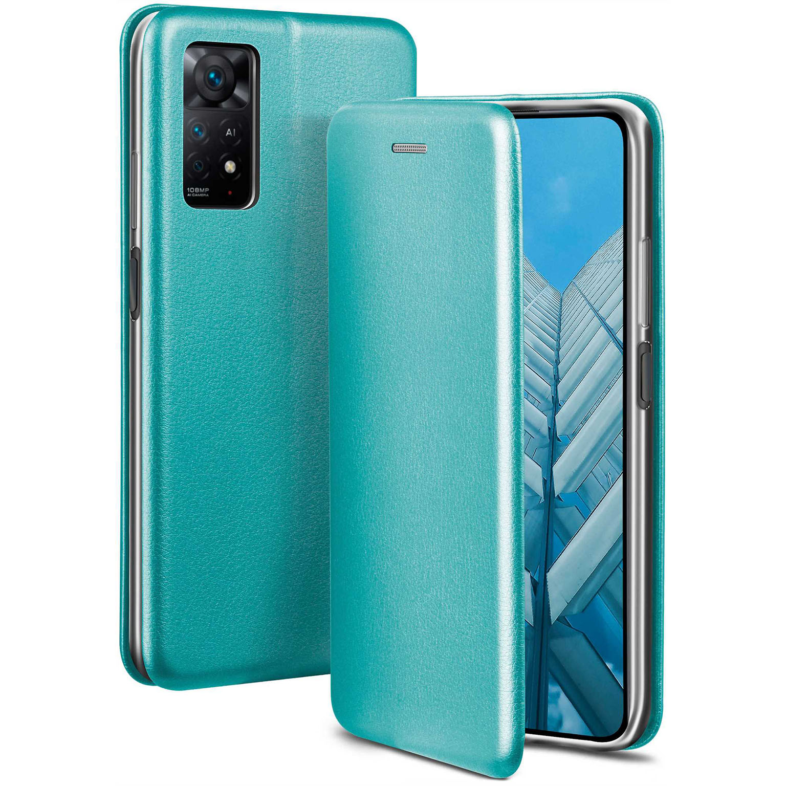 ONEFLOW Business Case Redmi Note 11 Pro Handytasche mit Kartenfach – Weiteres Produktbild 1