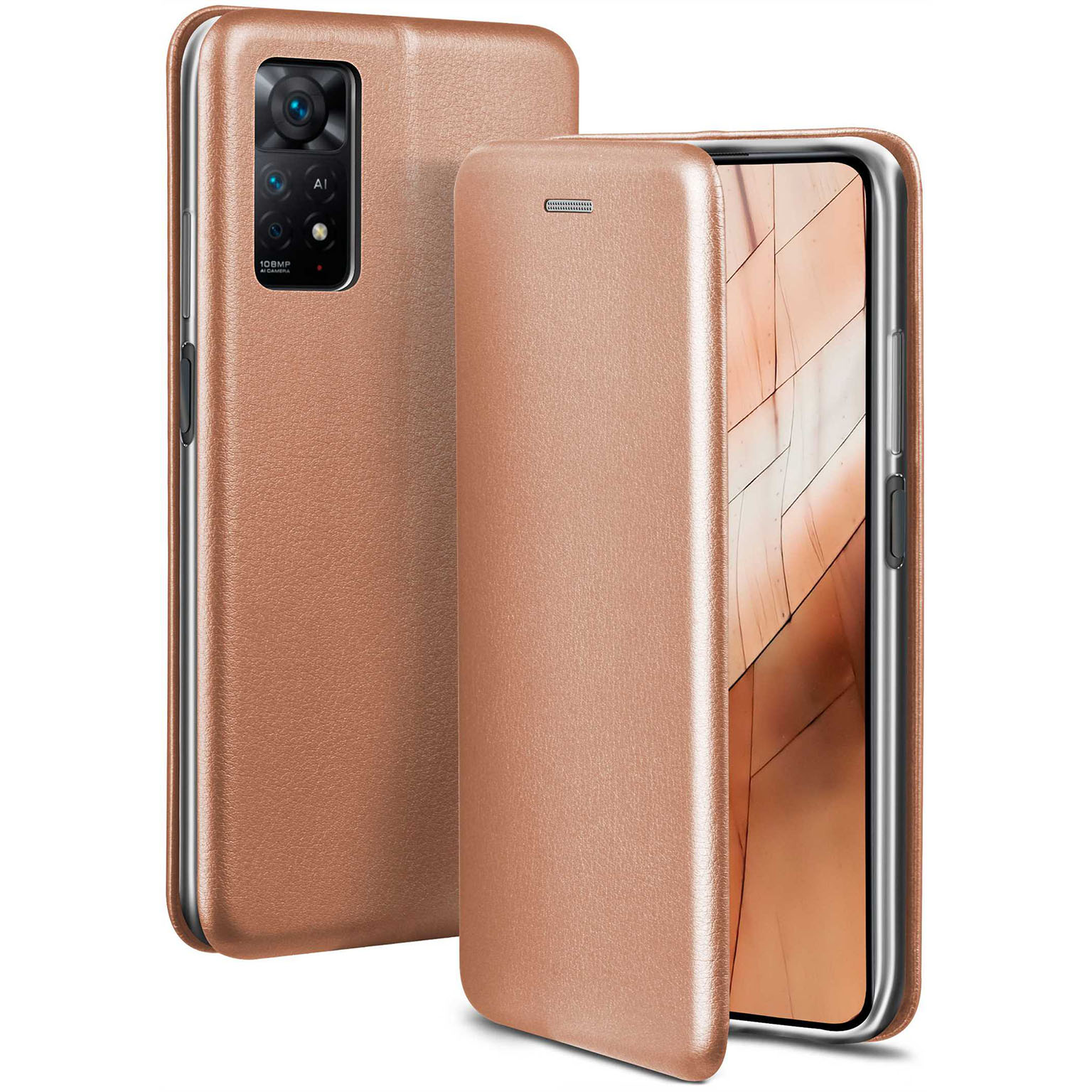 ONEFLOW Business Case Redmi Note 11 Pro Handytasche mit Kartenfach – Weiteres Produktbild 1