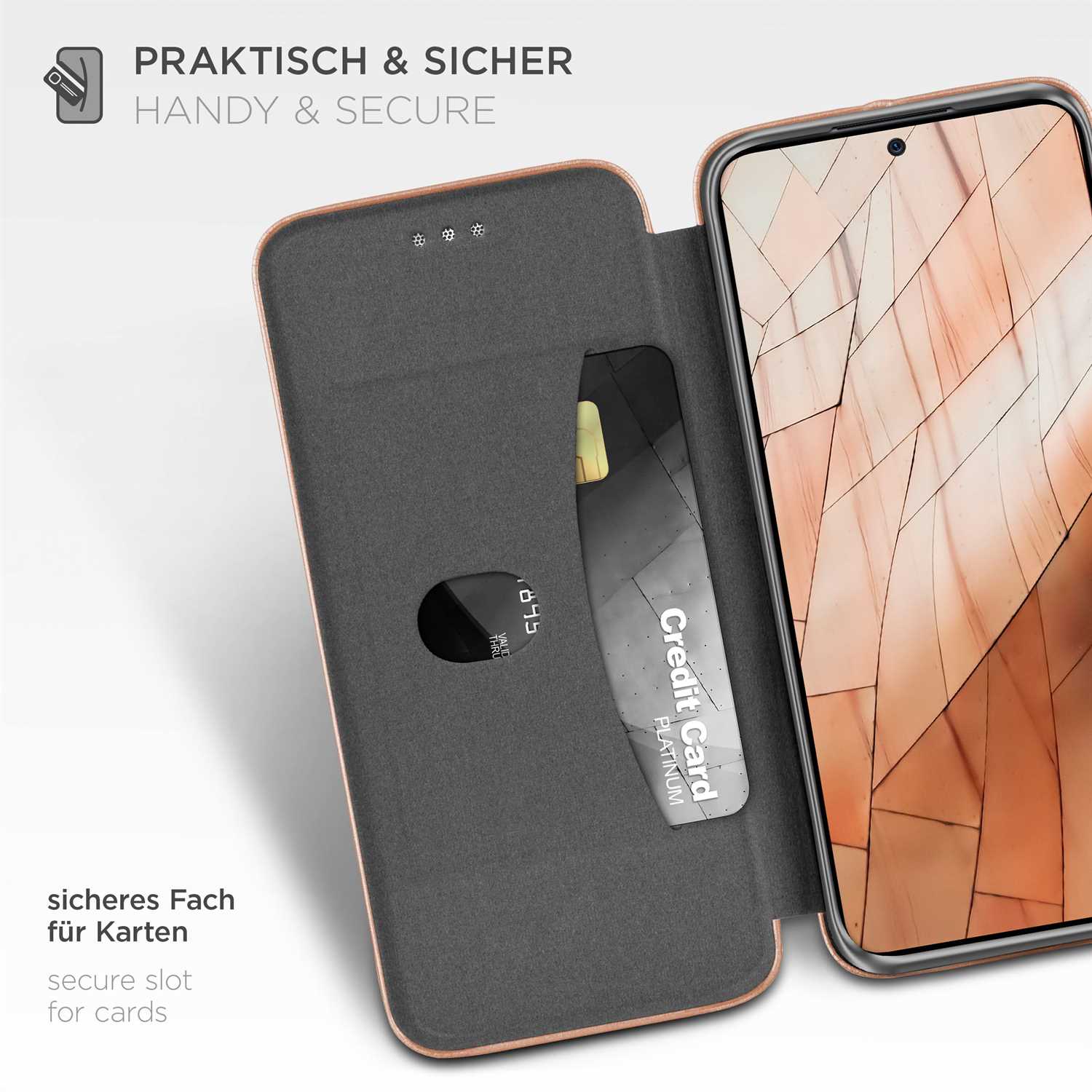 ONEFLOW Business Case Redmi Note 11 Pro Handytasche mit Kartenfach – Weiteres Produktbild 3