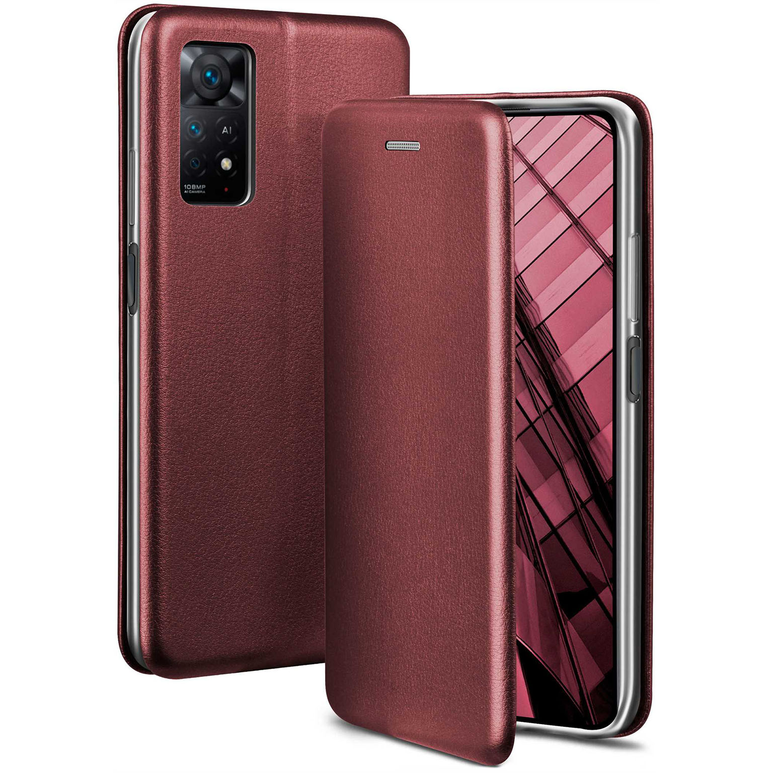ONEFLOW Business Case Redmi Note 11 Pro Handytasche mit Kartenfach – Weiteres Produktbild 1