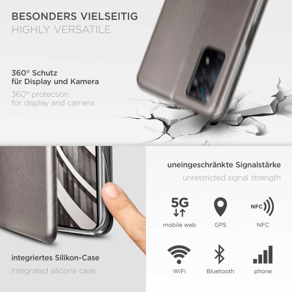 ONEFLOW Business Case Redmi Note 11 Pro 5G Handytasche mit Kartenfach – Weiteres Produktbild 4