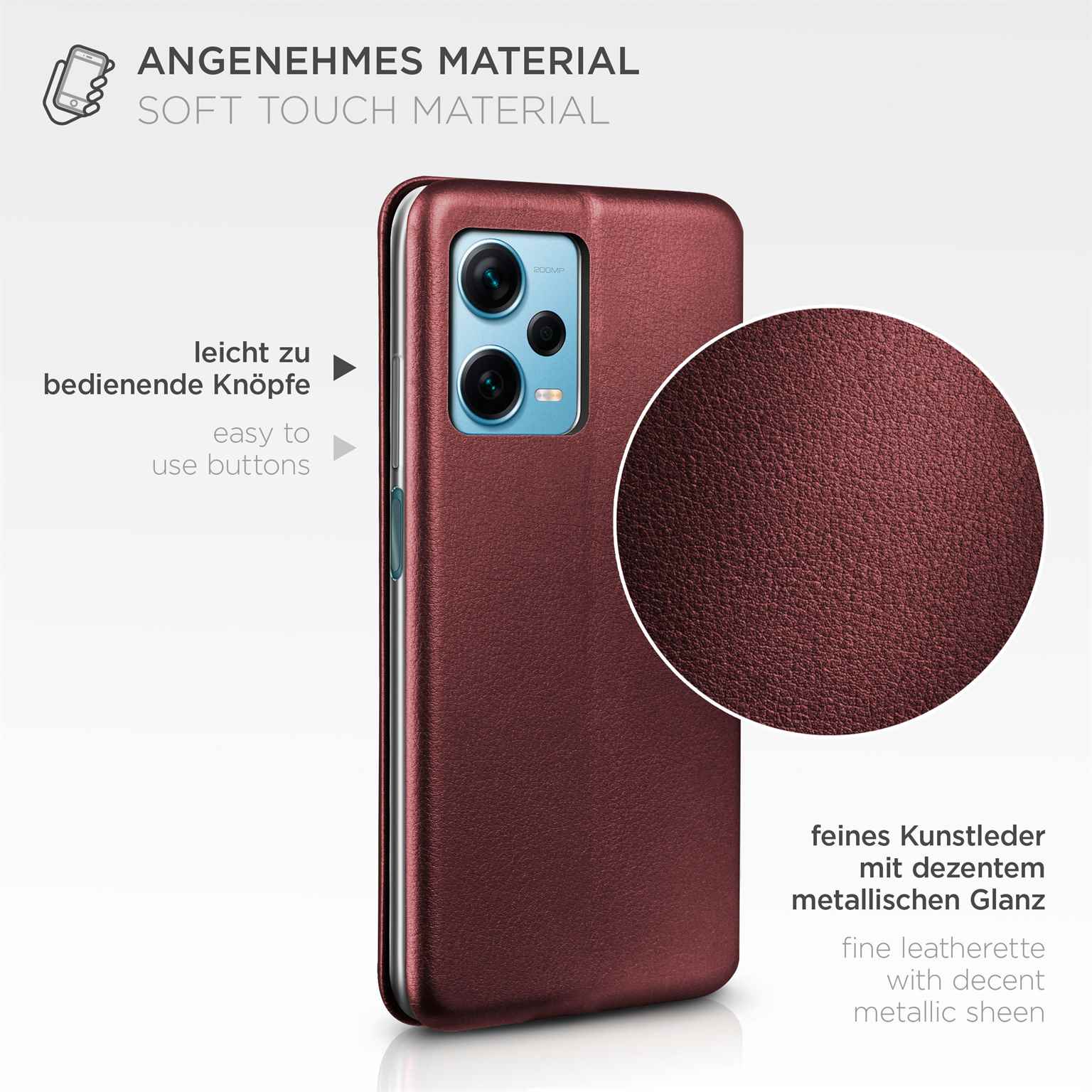 ONEFLOW Business Case Redmi Note 12 Pro+ 5G Handytasche mit Kartenfach – Weiteres Produktbild 5 ONEFLOW Business Case Redmi Note 12 Pro+ 5G Handytasche mit Kartenfach – Weiteres Produktbild 5