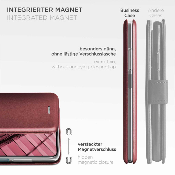 ONEFLOW Business Case Redmi Note 12 Pro+ 5G Handytasche mit Kartenfach – Weiteres Produktbild 6