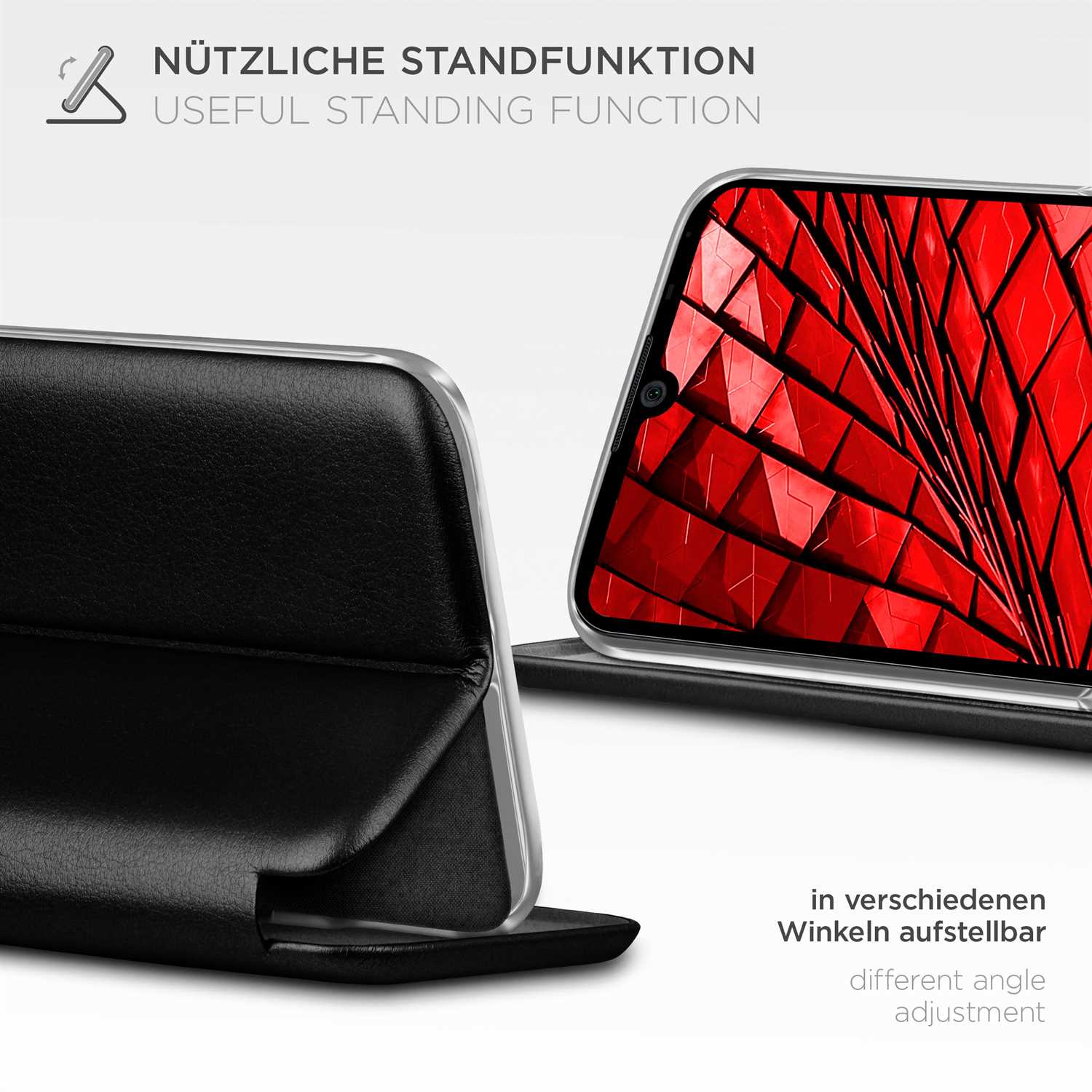 ONEFLOW Business Case ZTE Blade A5 2020 Handytasche mit Kartenfach – Weiteres Produktbild 1