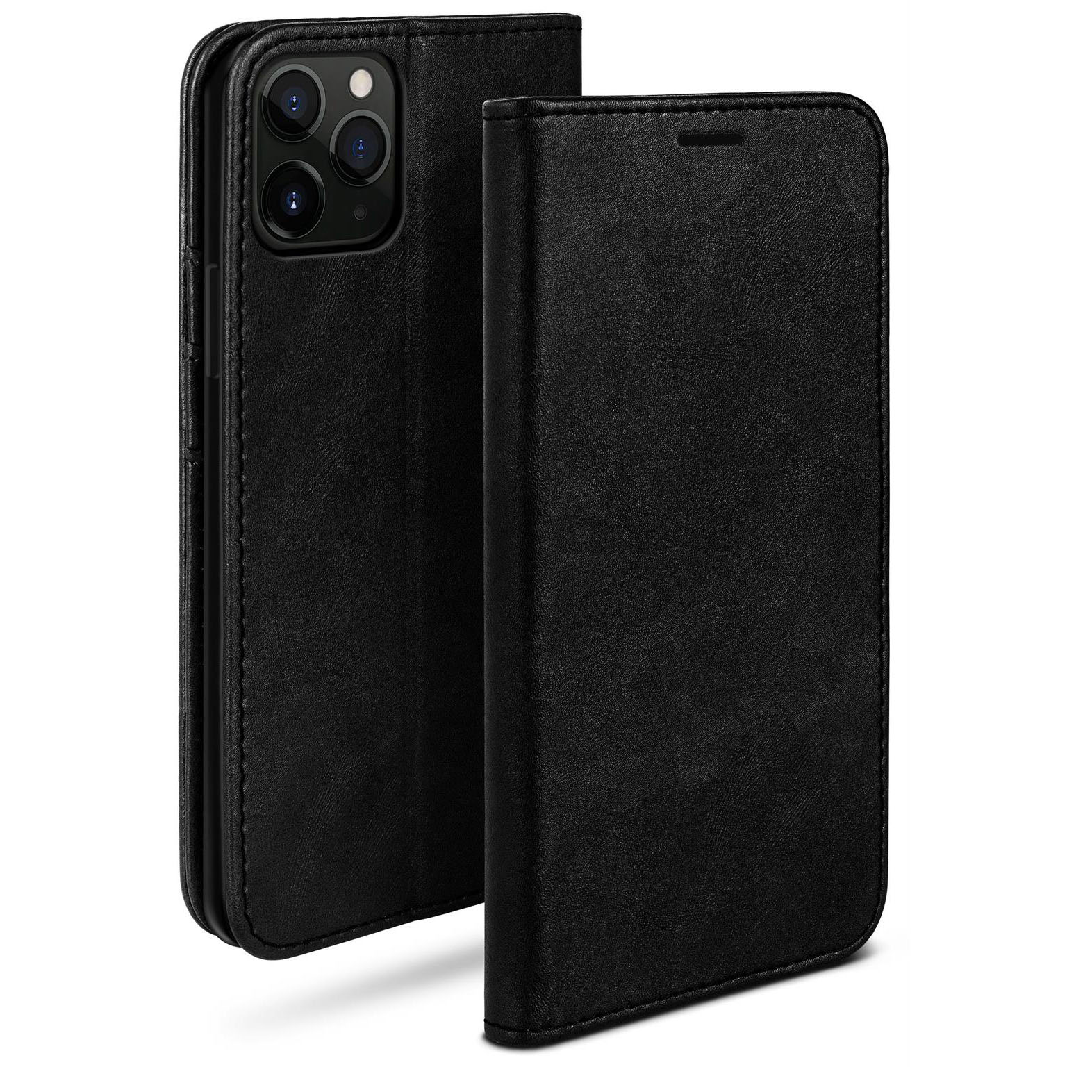 moex Casual Case iPhone 11 Pro Max Hülle klappbar Leder Optik – Weiteres Produktbild 1 moex Casual Case iPhone 11 Pro Max Hülle klappbar Leder Optik – Weiteres Produktbild 1