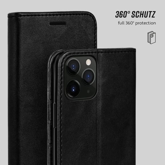 moex Casual Case iPhone 11 Pro Hülle klappbar Leder Optik – Weiteres Produktbild 6 moex Casual Case iPhone 11 Pro Hülle klappbar Leder Optik – Weiteres Produktbild 6