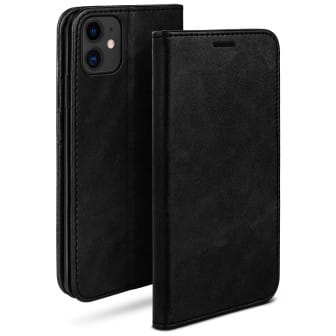moex Casual Case iPhone 11 Hülle klappbar Leder Optik – Onyx moex Casual Case iPhone 11 Hülle klappbar Leder Optik – Onyx