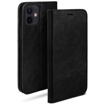 moex Casual Case iPhone 12 mini Hülle klappbar Leder Optik – Onyx moex Casual Case iPhone 12 mini Hülle klappbar Leder Optik – Onyx