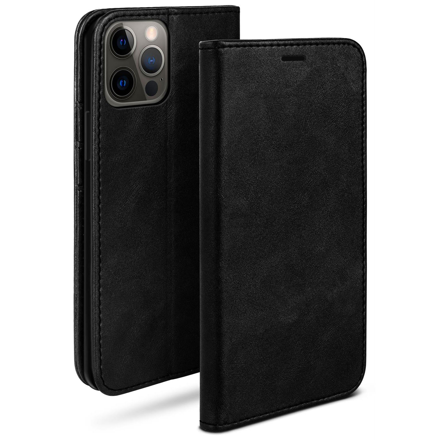 moex Casual Case iPhone 12 Pro Max Hülle klappbar Leder Optik – Weiteres Produktbild 1 moex Casual Case iPhone 12 Pro Max Hülle klappbar Leder Optik – Weiteres Produktbild 1
