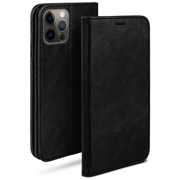 moex Casual Case iPhone 12 Pro Hülle klappbar Leder Optik – Weiteres Produktbild 1