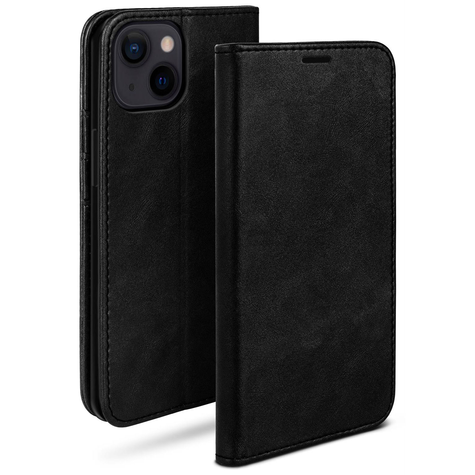 moex Casual Case iPhone 13 mini Hülle klappbar Leder Optik – Weiteres Produktbild 1 moex Casual Case iPhone 13 mini Hülle klappbar Leder Optik – Weiteres Produktbild 1