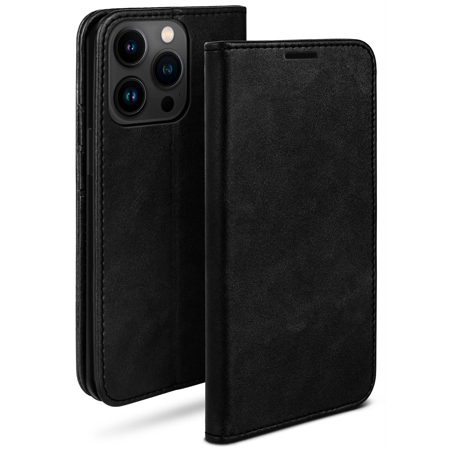 moex Casual Case iPhone 13 Pro Max Hülle klappbar Leder Optik – undefined
